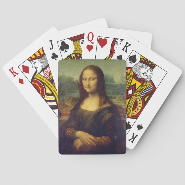 Baraja de cartas de la mona lisa spielkarten (Rückseite)