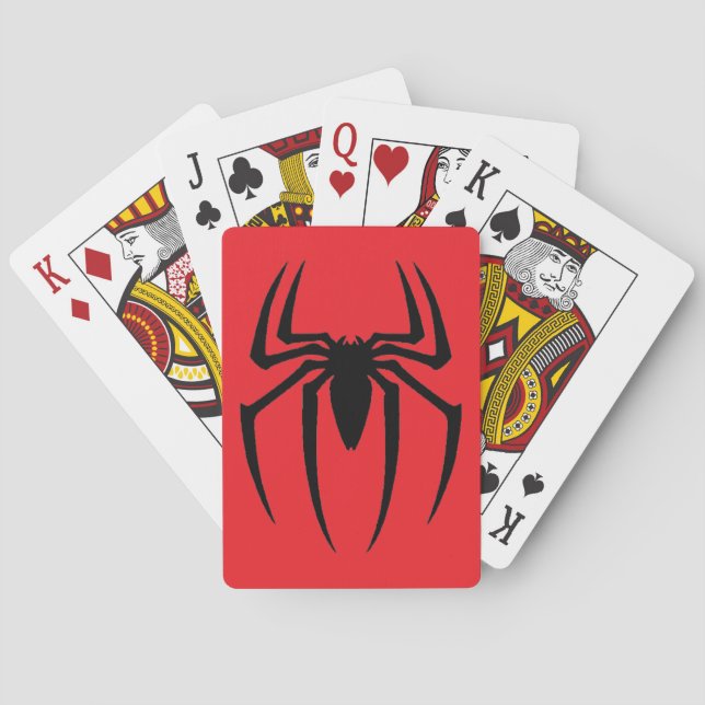 Baraja de cartas personalizada con diseño de araña spielkarten (Rückseite)