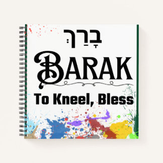Barak Hebrew Carnet Journal