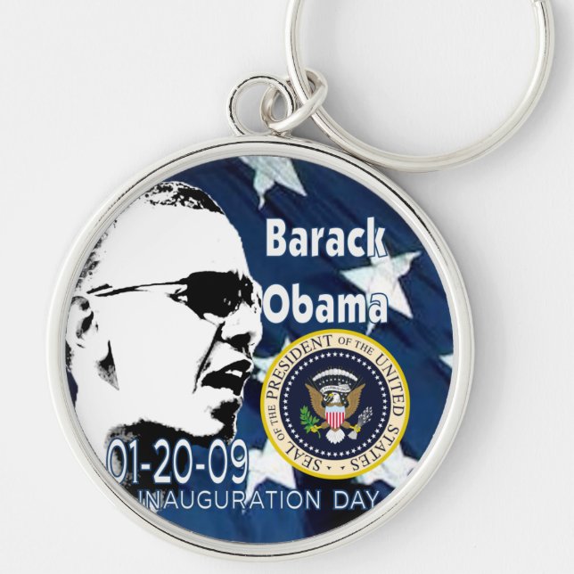 Barak Obama Einweihungstag Schlüsselanhänger (Vorne)