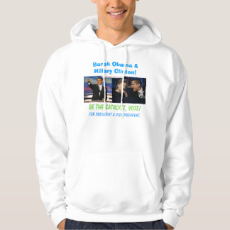 Barak Obama und Hillary Clinton Hoodie