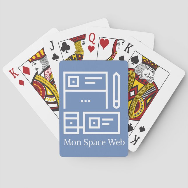 Baralho Mon Space Web Spielkarten (Rückseite)