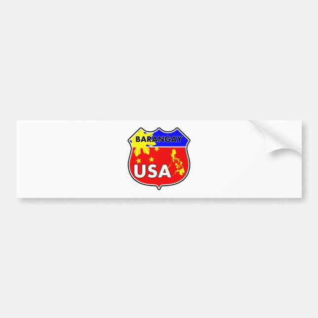 Barangay USA Autoaufkleber (Vorne)