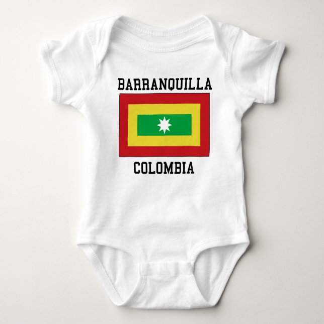 Baranquilla, Kolumbien Baby Strampler (Vorderseite)