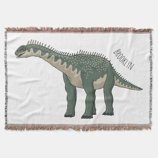 Barapasaurus cartoon illustration decke (Vorderseite)