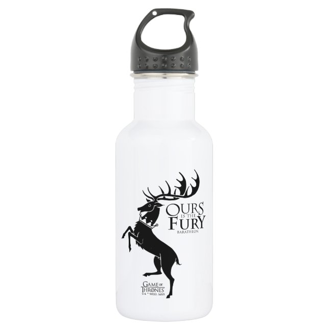 Baratheon Sigil - Ours is the Fury Edelstahlflasche (Vorderseite)