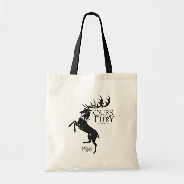Baratheon Sigil - Uns ist der Zorn Tragetasche (Vorne)