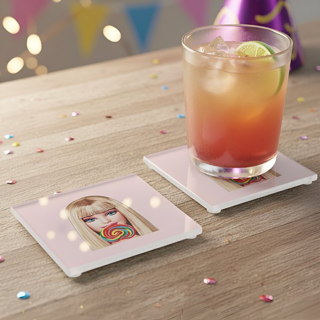 Barb Glass Coaster Glasuntersetzer (Von Creator hochgeladen)