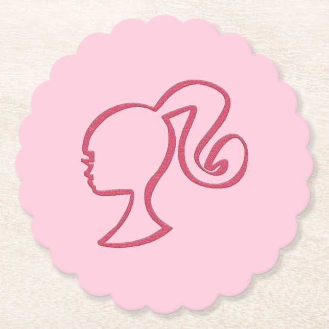 Barb Paper Coaster Untersetzer (Vorderseite)