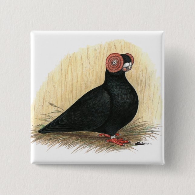 Barb: Standard Black Button (Vorderseite)