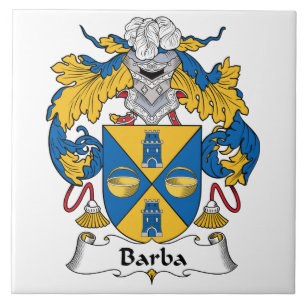 Barba Familienwappen Fliese