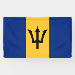 Barbadische Flagge (Barbados) (Bajan) Banner