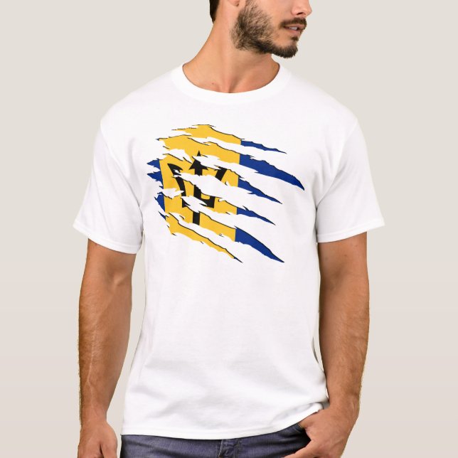 Barbadische Narbe T-Shirt (Vorderseite)