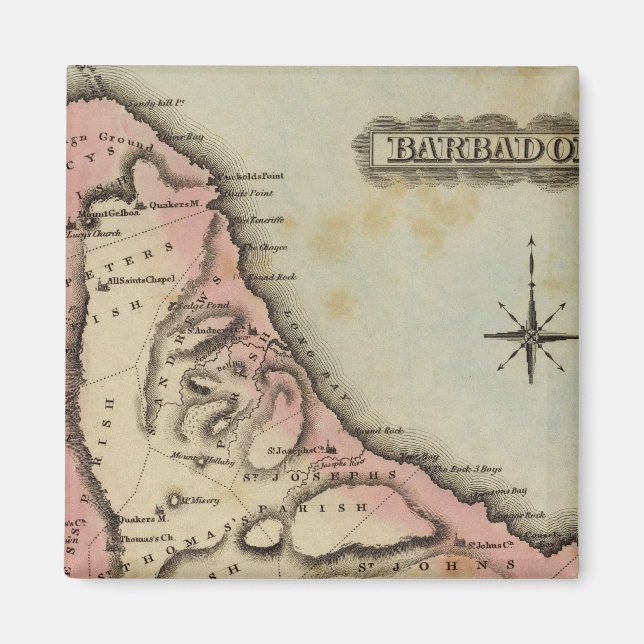 Barbados 2 magnet (Vorne)