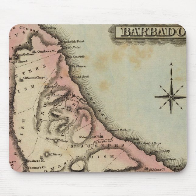 Barbados 2 mousepad (Vorne)