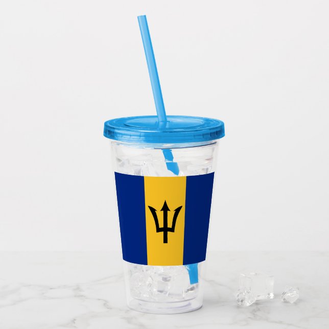 Barbados Acryltrinkbecher (Vorderseite Ice)