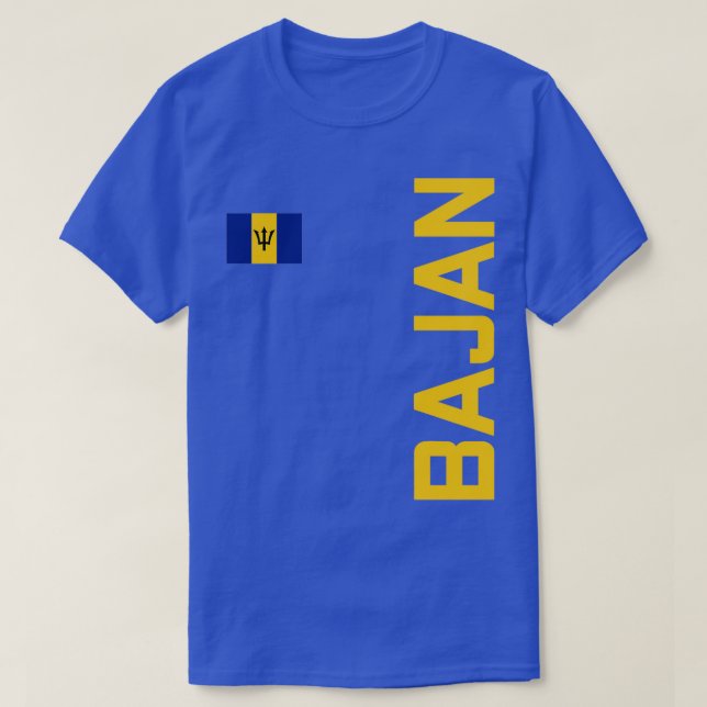 BARBADOS BAJAN MAIN T-Shirt (Design vorne)