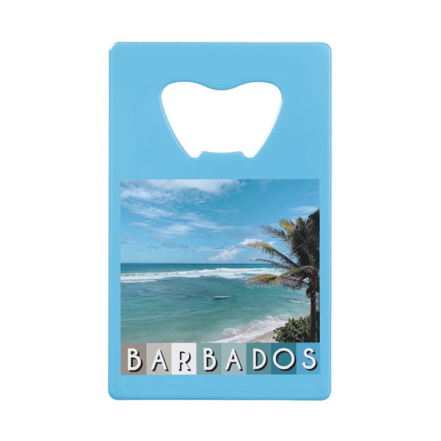 Barbados Beach Geldbeutel Flaschenöffner (Vorderseite)
