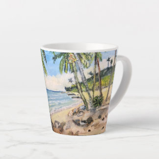 Barbados Beach, Latte Tasse