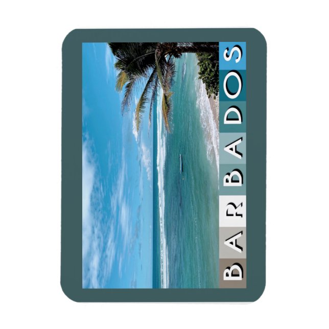 Barbados Beach Magnet (Vertikal)