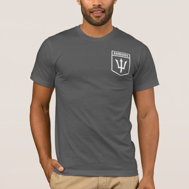 Barbados-Emblem T-Shirt (Vorderseite)