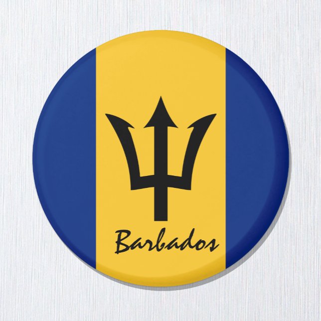 Barbados Fahne & Amerika - Reise-/Sportfans Magnet (Von Creator hochgeladen)