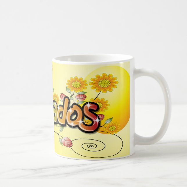 Barbados-Fantasie Kaffeetasse (Rechts)
