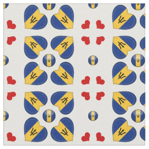 Barbados Flag & Barbados Herbstmode Stoff