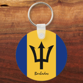 Barbados Flag & Barbados Urlaub, Patrioten/Sport Schlüsselanhänger