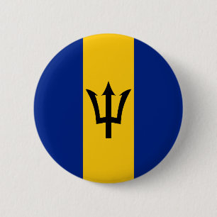 Barbados Flag Button