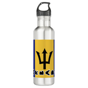 Barbados Flag Edelstahlflasche