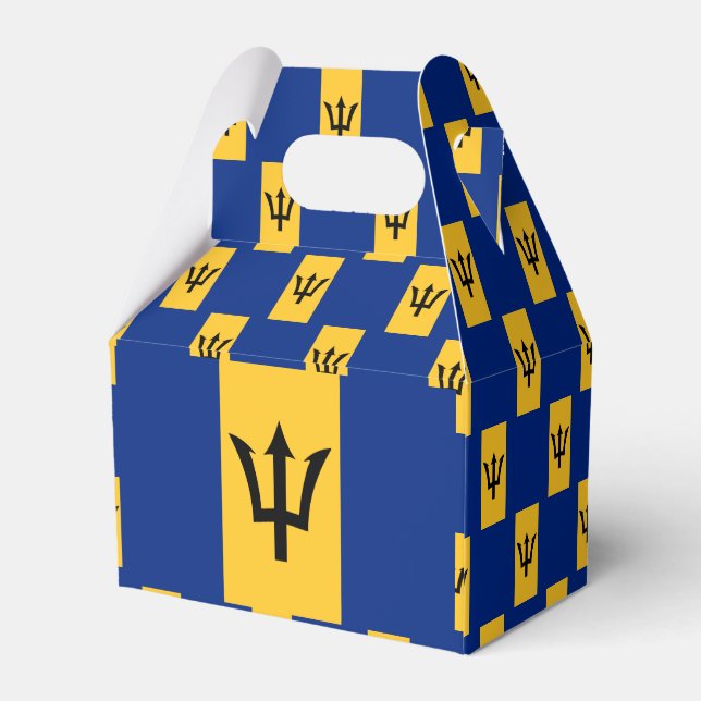 Barbados Flag Geschenkschachtel (Rückseite)