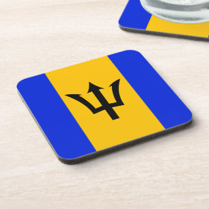Barbados Flag Getränkeuntersetzer