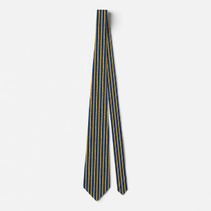 Barbados Flag Honeycomb Krawatte