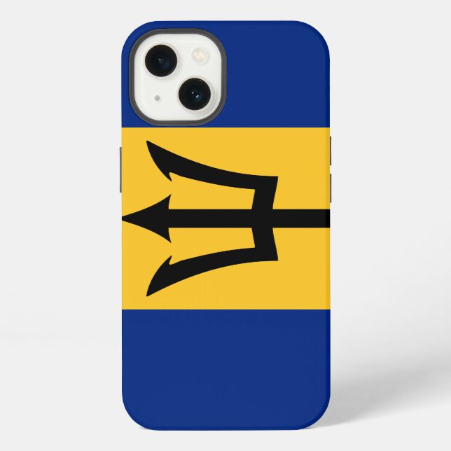 Barbados Flag iPhone Hülle (Rückseite)
