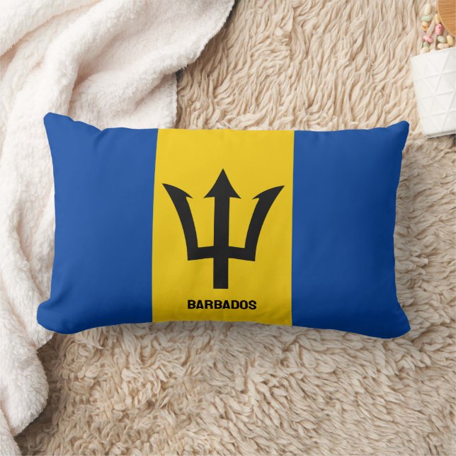 Barbados Flag Lendenkissen (Decke)