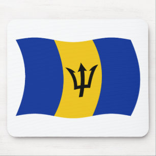Barbados Flag Mousepad