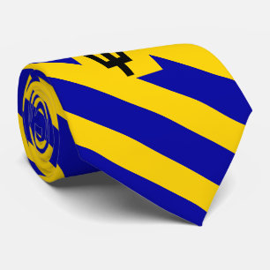 Barbados Flag Neck Tie Krawatte