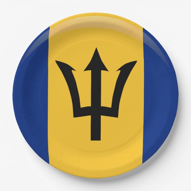 Barbados Flag Paper Teller (Vorderseite)