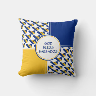 BARBADOS Flag Patriotic Bajan Kissen