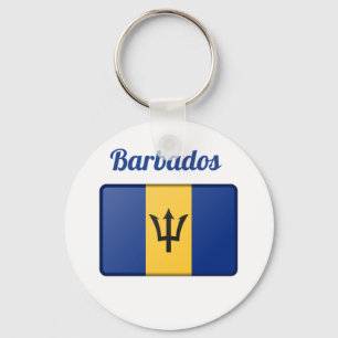 Barbados Flag Schlüsselanhänger