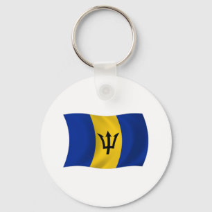 Barbados Flag Schlüsselanhänger