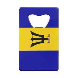 Barbados Flag Schlüsselanhänger Flaschenöffner
