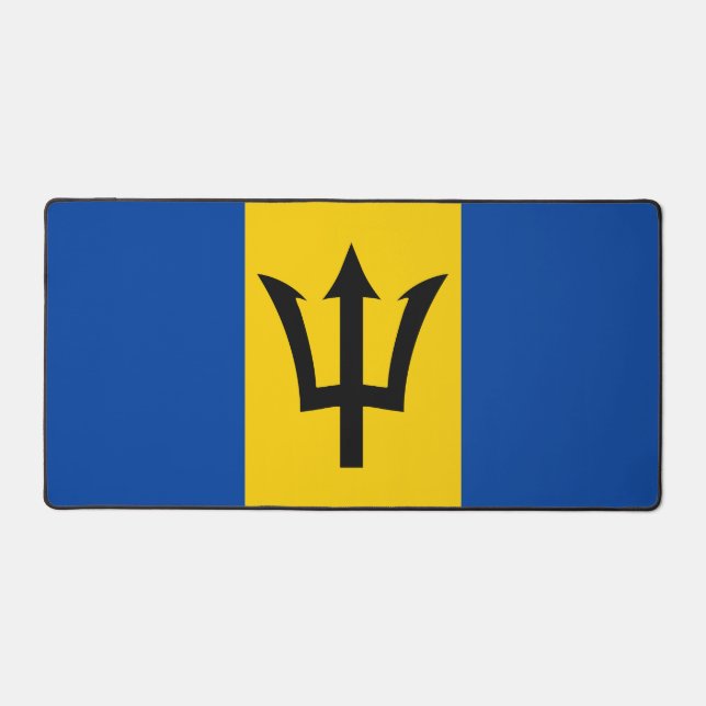Barbados Flag Schreibtischunterlage (Vorderseite)