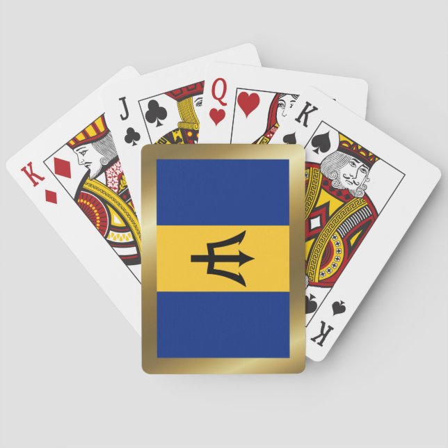 Barbados Flag Spielkarten (Rückseite)
