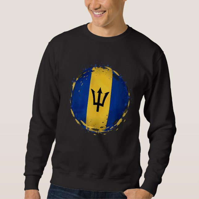 Barbados Flag Sweatshirt (Vorderseite)