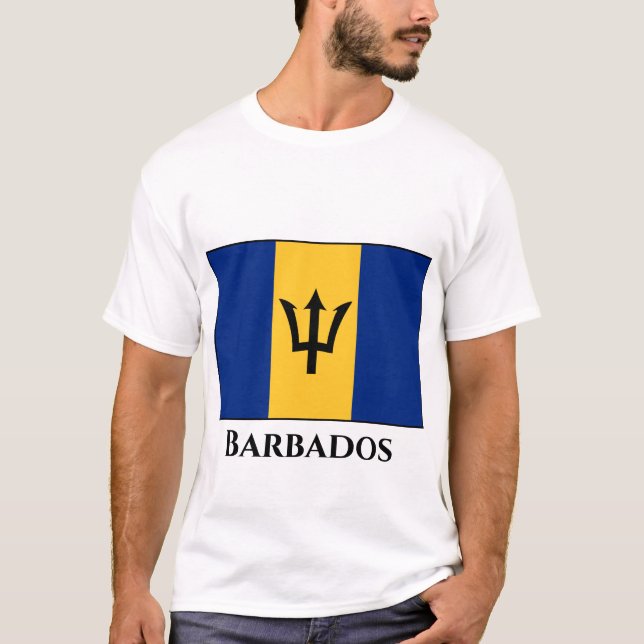 Barbados Flag T-Shirt (Vorderseite)