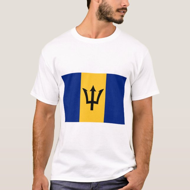 Barbados Flag T-Shirt (Vorderseite)