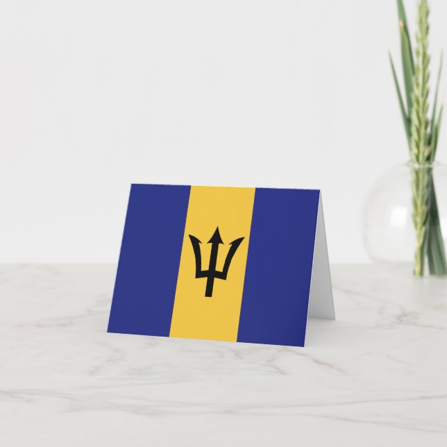 Barbados-Flagge (Vorderseite)