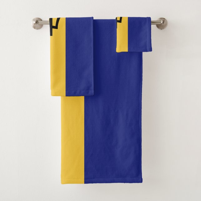 Barbados-Flagge Badhandtuch Set (Insitu)